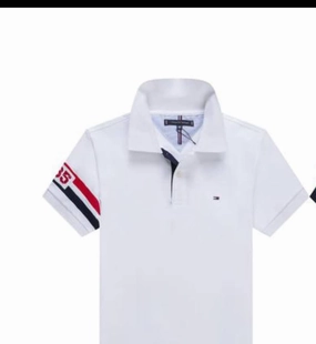 Tommy Hilfiger White Men Polo weekday wear Casual Day Wear