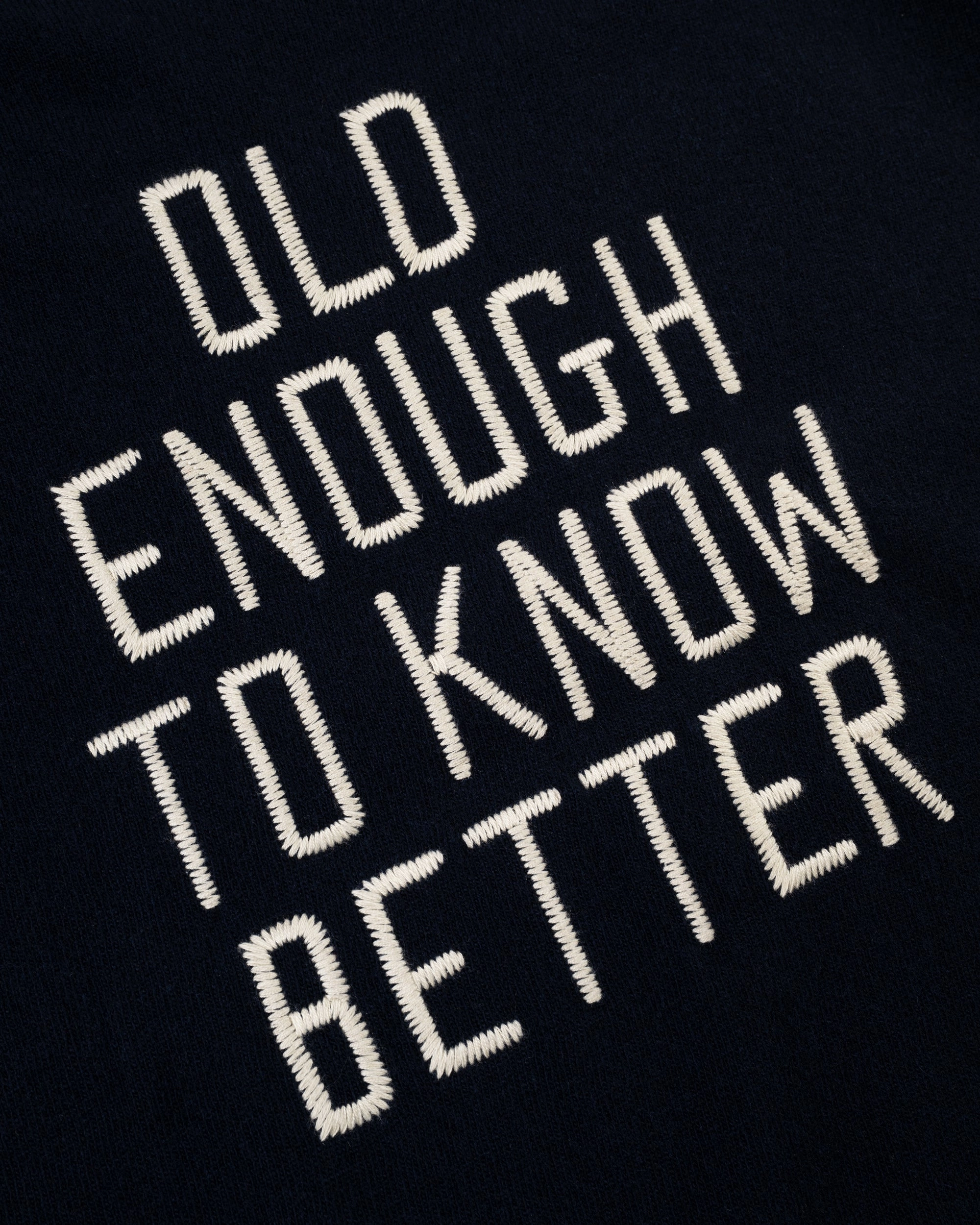 Made-in-England "Old Enough to Know Better" Duke of Devonshire Sweater Fashion Layers Comfortable Layer