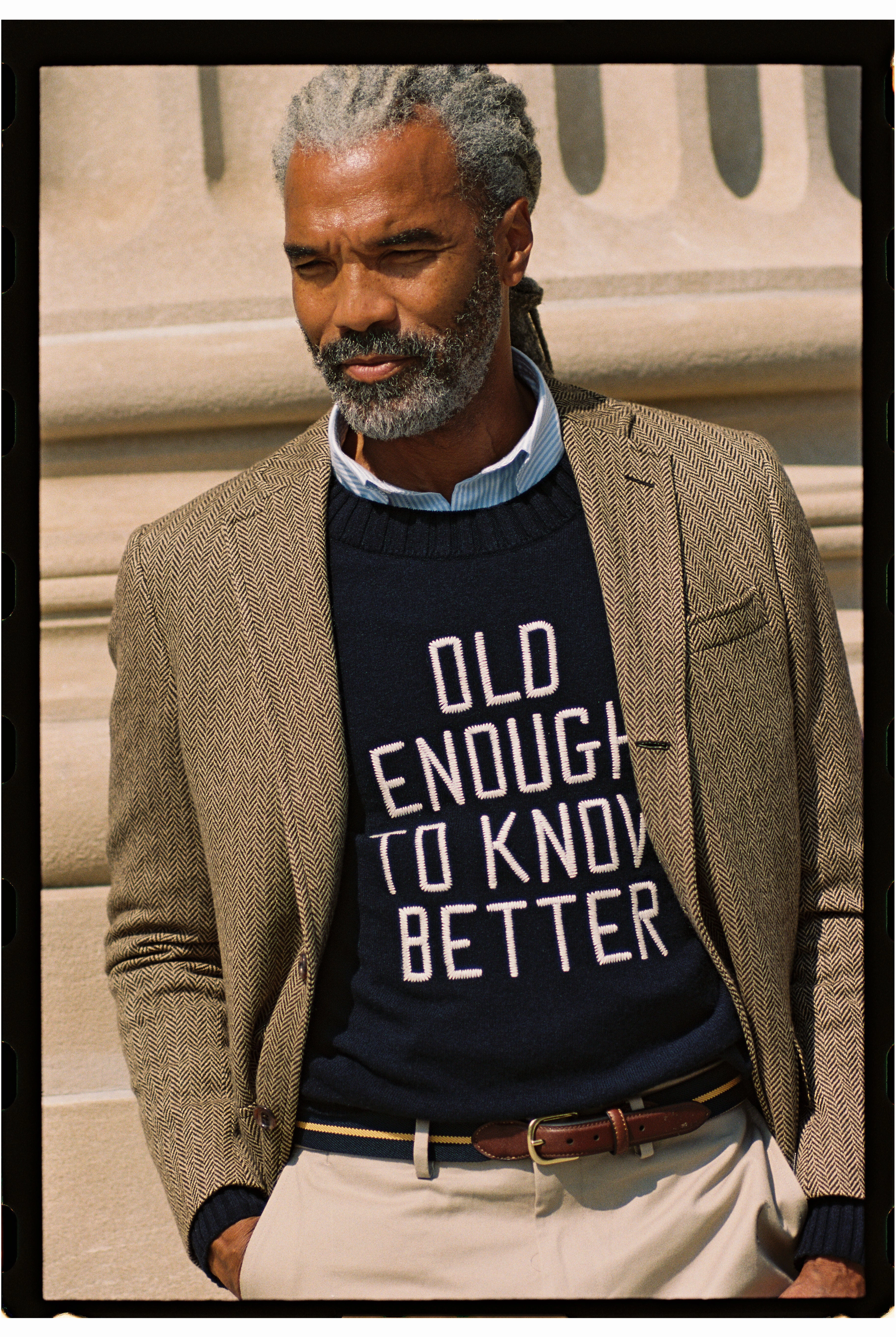 Made-in-England "Old Enough to Know Better" Duke of Devonshire Sweater Perfect Comfort