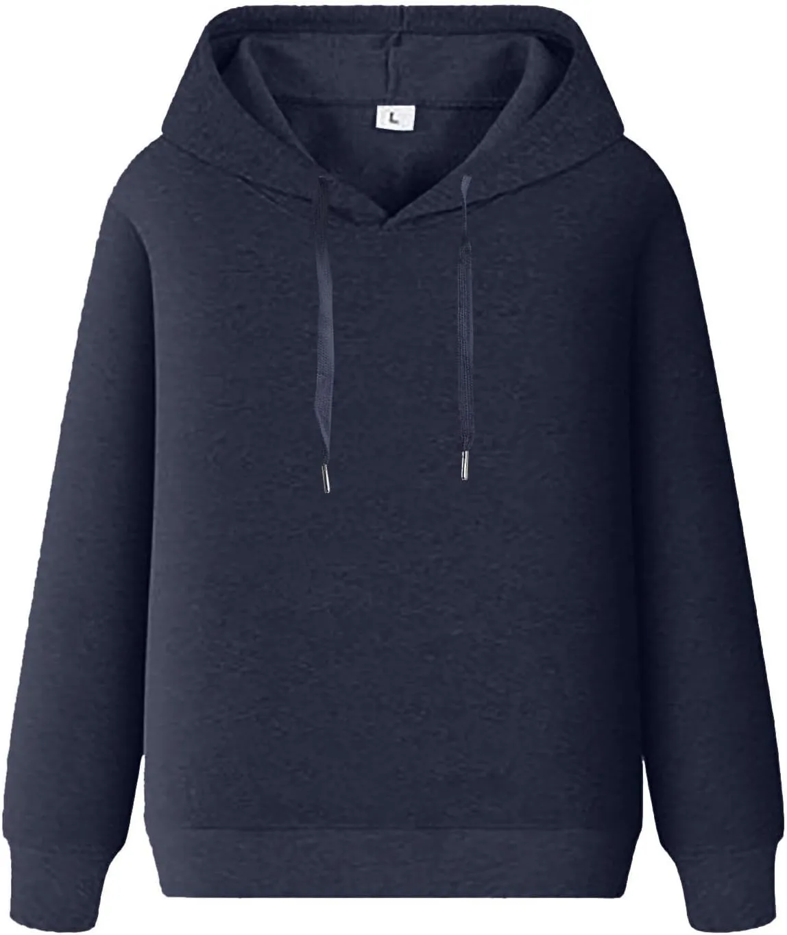 Solid Hoodies for Men Oversized Trendy Long Sleeve Drawstring Hooded Sweatshirts Casual Pullover Tops with Pockets