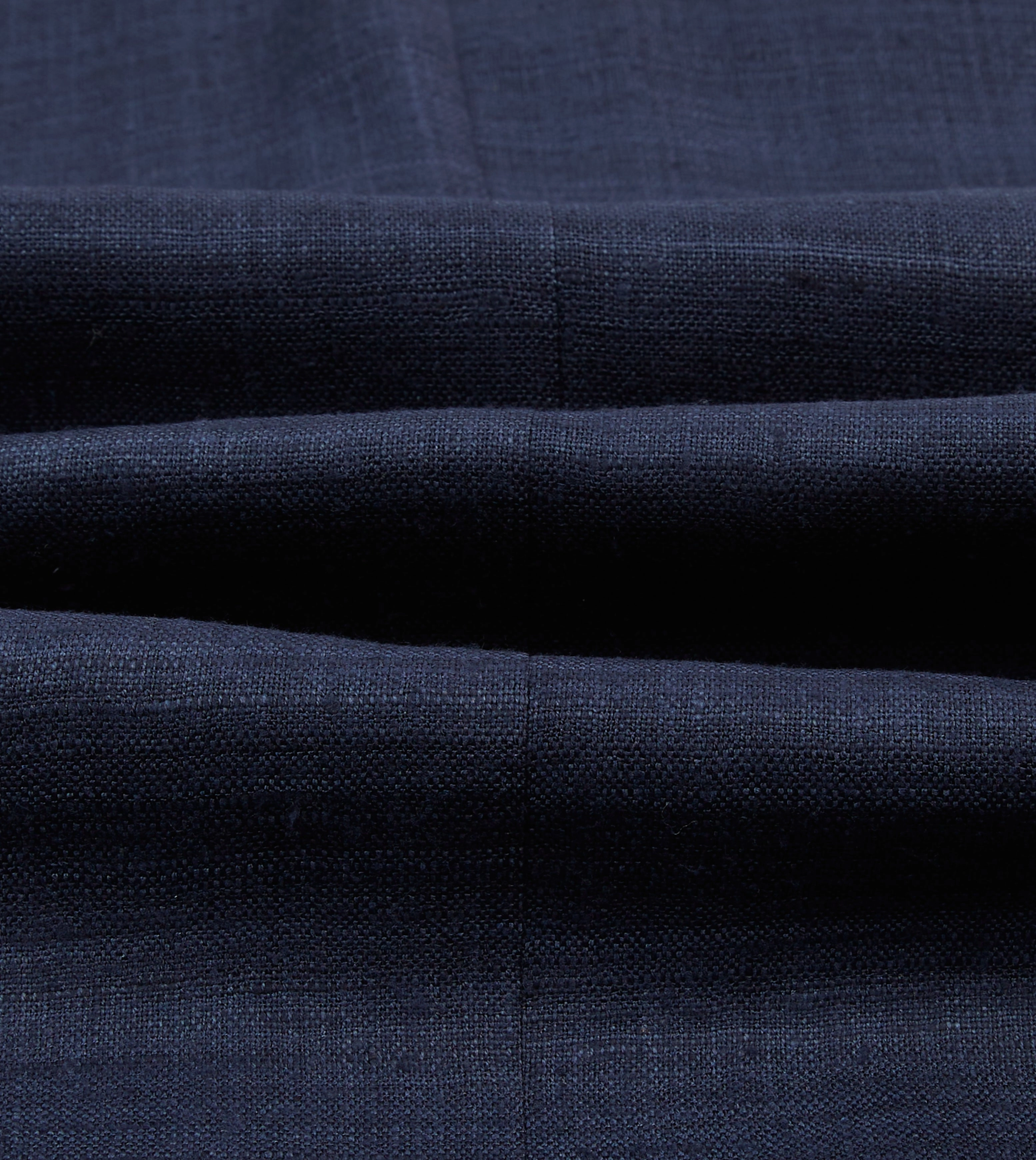 Navy Tussah Silk Double-Breasted Tailored Jacket Timeless Layer elegant design
