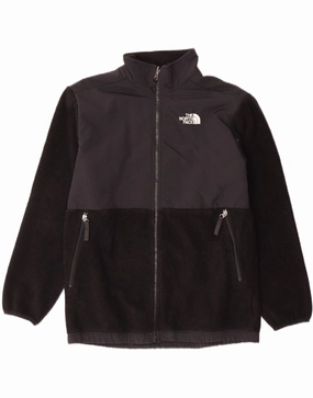 THE NORTH FACE Boys Fleece Jacket 14-15 Years XL Black Colourblock Stay Dry Suggestion