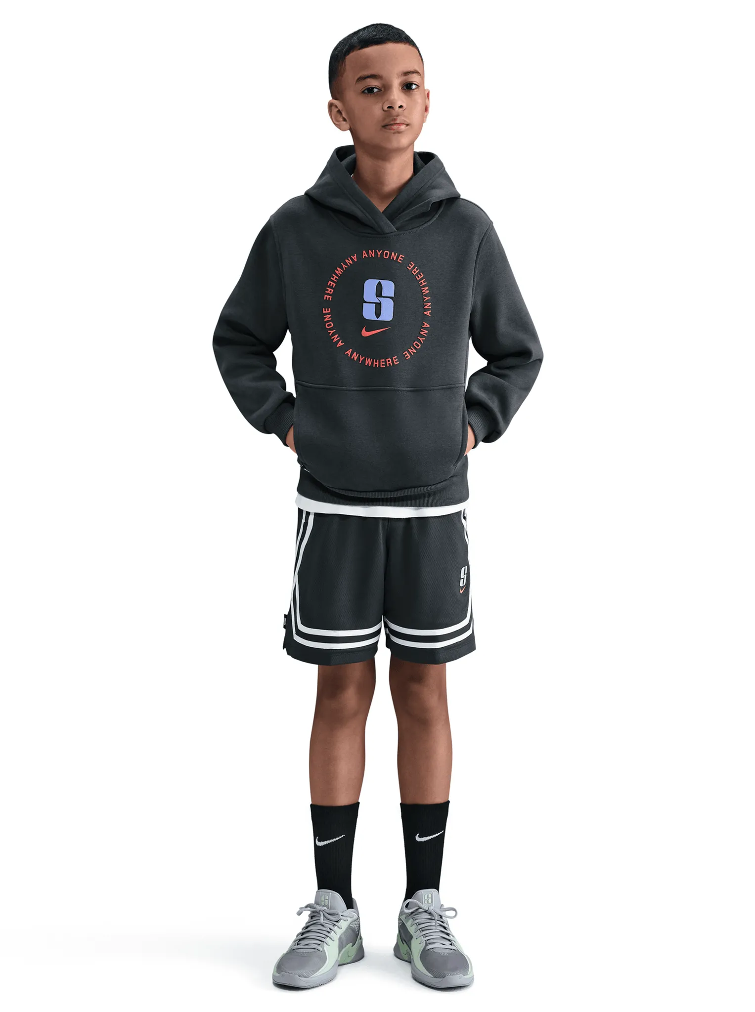 Sportswear Club Fleece Pullover Hoodie Youth Relax Mode