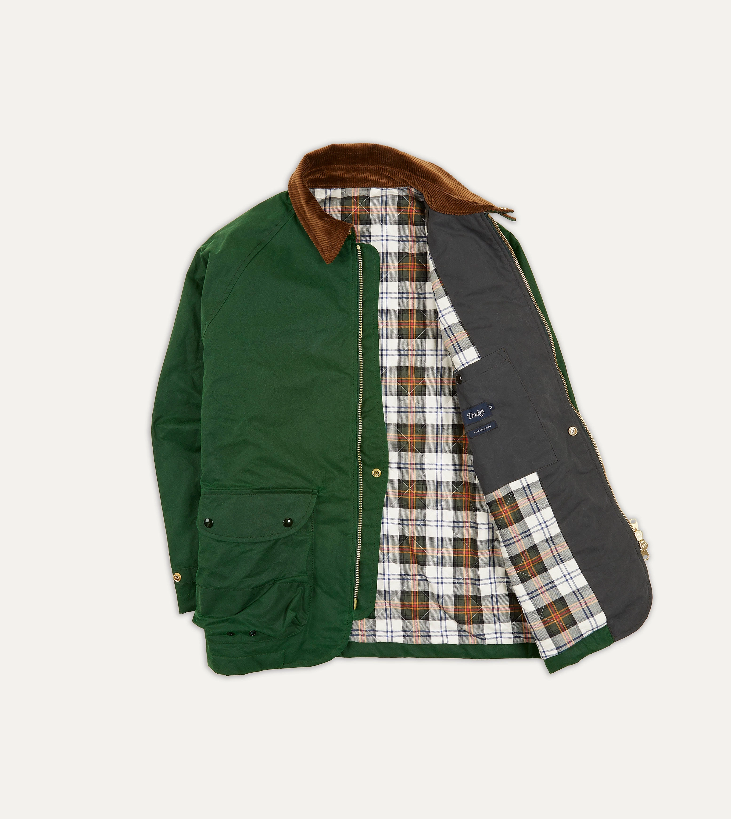 Lust Green Waxed Coverall Jacket