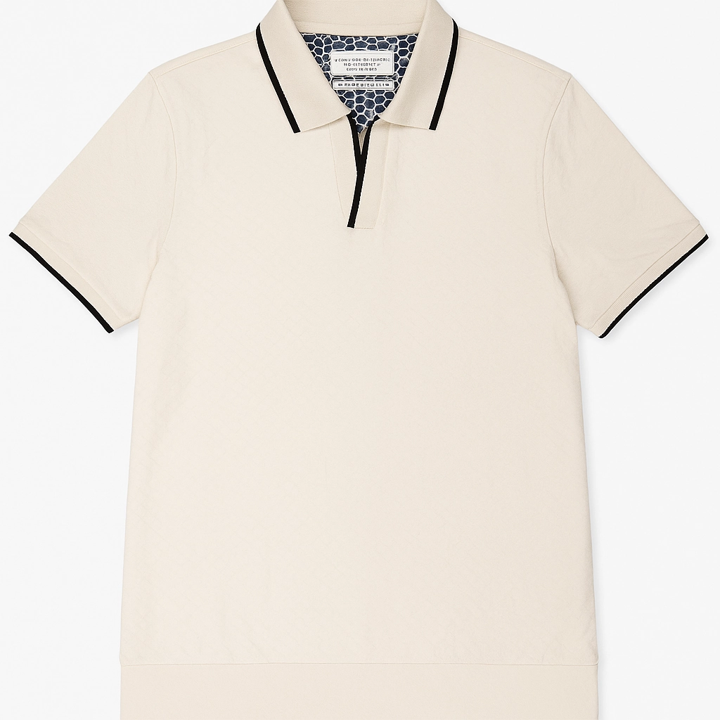 Denim& Flower Men Polo Eco friendly materials