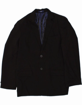 Shaving-cream Winter Ready IZOD Boys 2 Button Blazer Jacket 15-16 Years Black Polyester