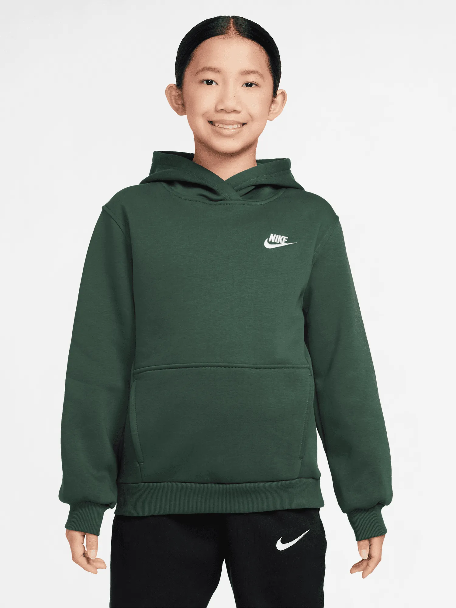 Daily Uniform Stretch Fabric Sportswear Club Fleece Pullover Hoodie Youth