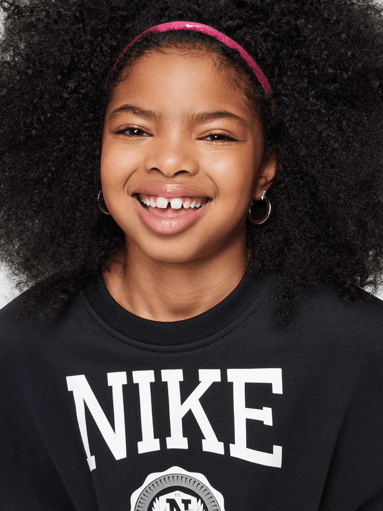 Sportswear Club French Terry Crew-Neck Sweatshirt Youth Knit texture