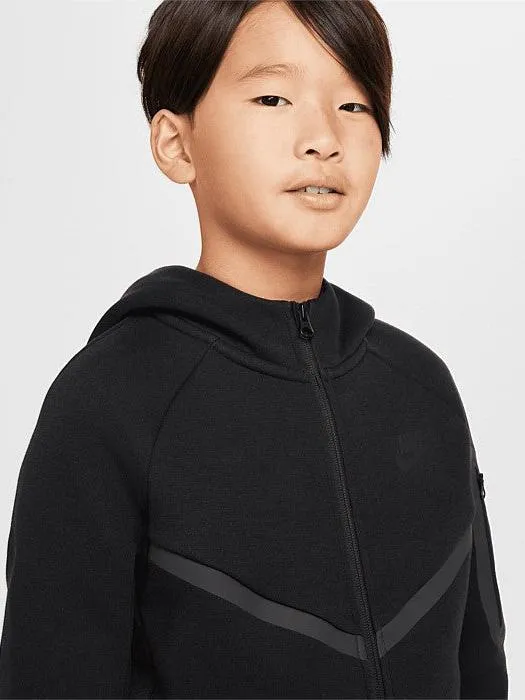 Sportswear Tech Fleece Full-Zip Hoodie Youth Backyard Chill Sport Mode