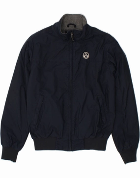 Button-up NORTH SAILS Boys Bomber Jacket 11-12 Years Navy Blue Polyamide