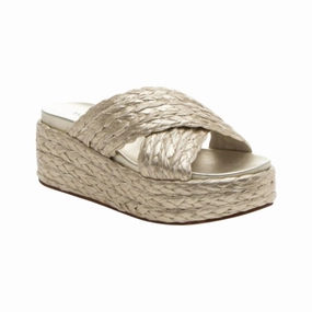 Light Pace Metro Edge Women's Quiver Wedge In Light Gold