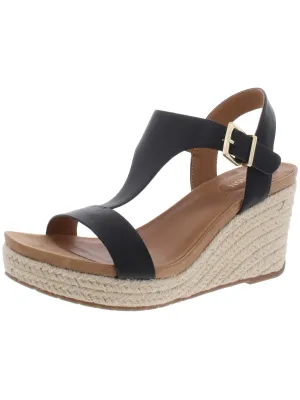 Agile Rise Studded accents Card Womens Open Toe T-Strap Espadrilles