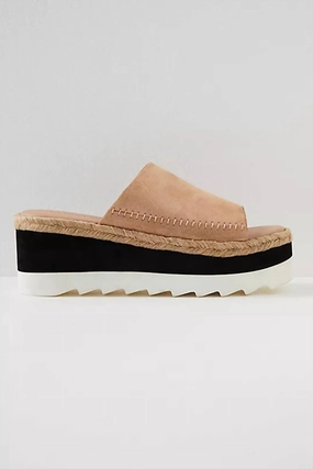 Women's Santorini Espadrille Sandal In Rose Gold Sole Cush Steady Look
