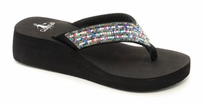 Women's Clara Wedge In Black Graceful Lift Modern Lift