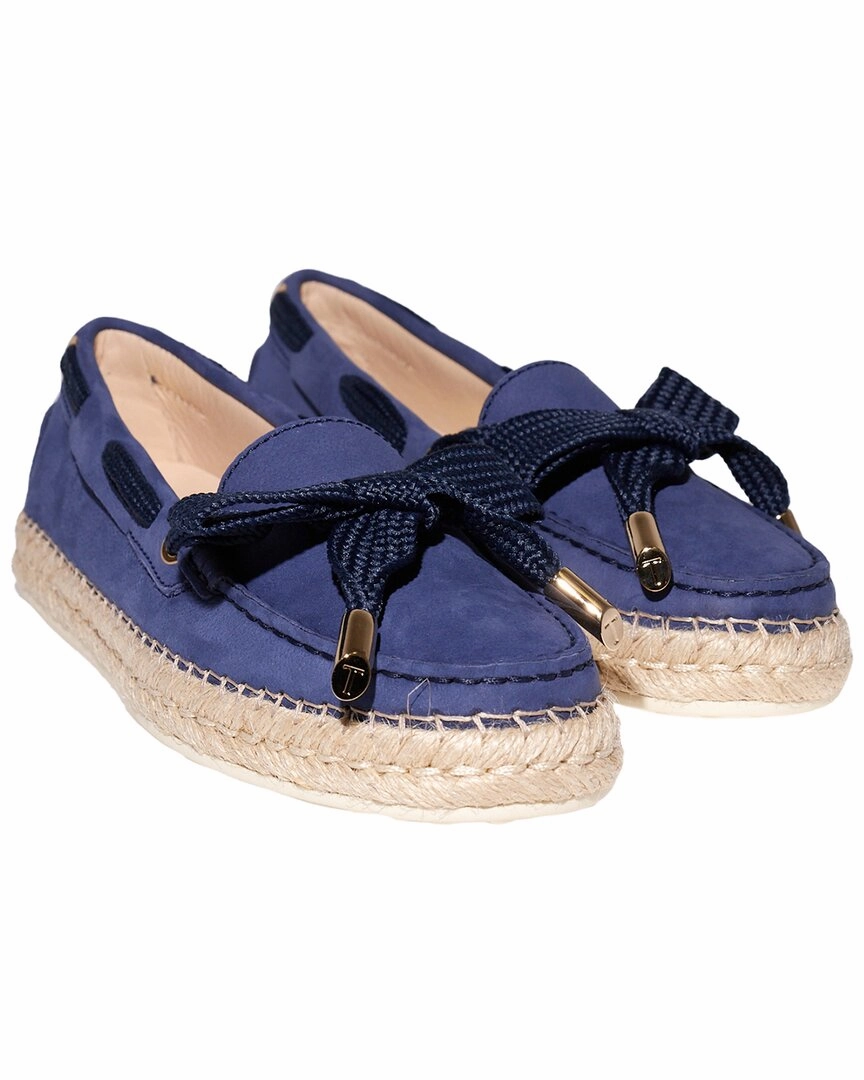 TOD??s Suede Espadrille Knit Glow Tidy Design