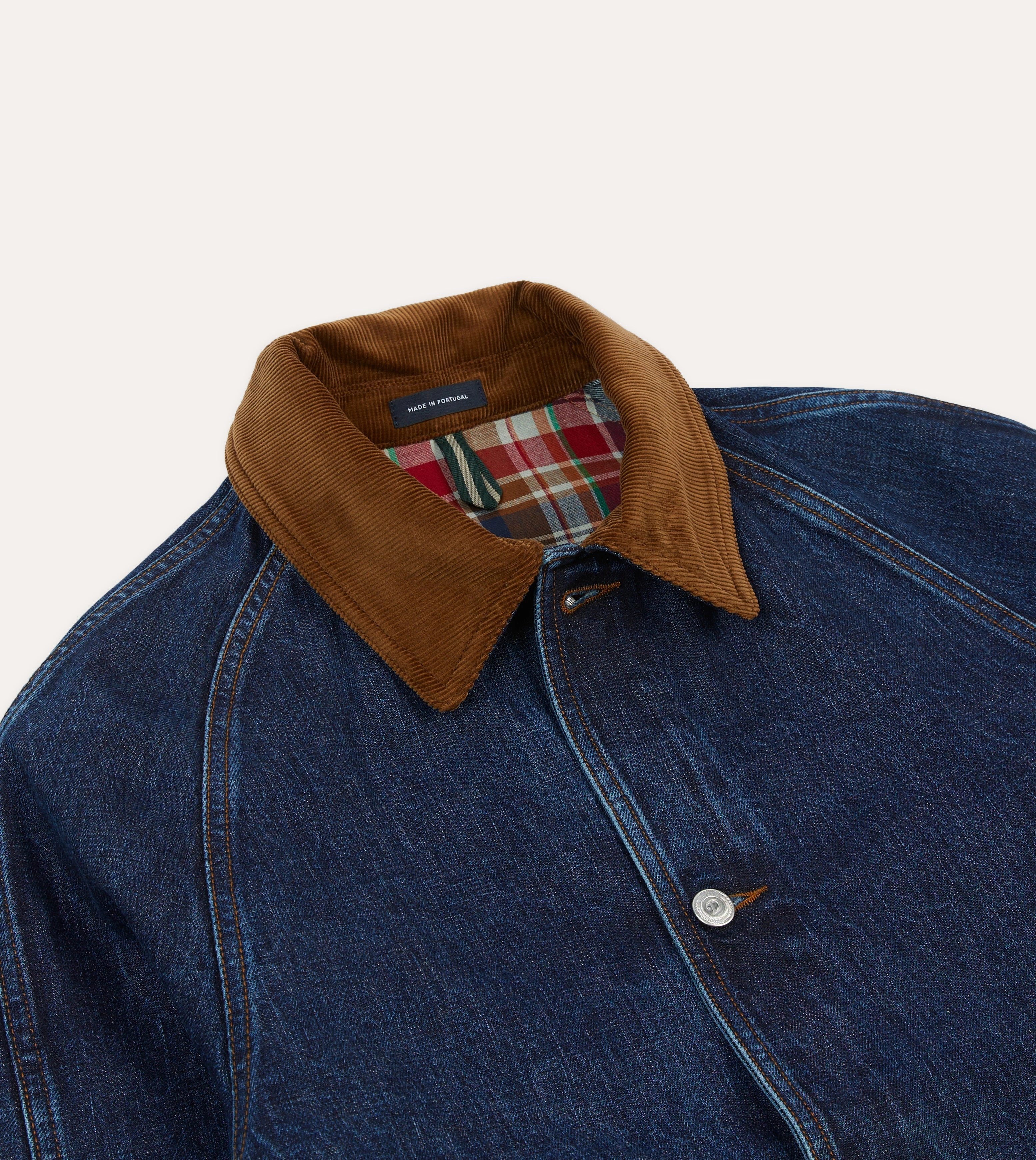 Display Stone Wash Denim Field Jacket
