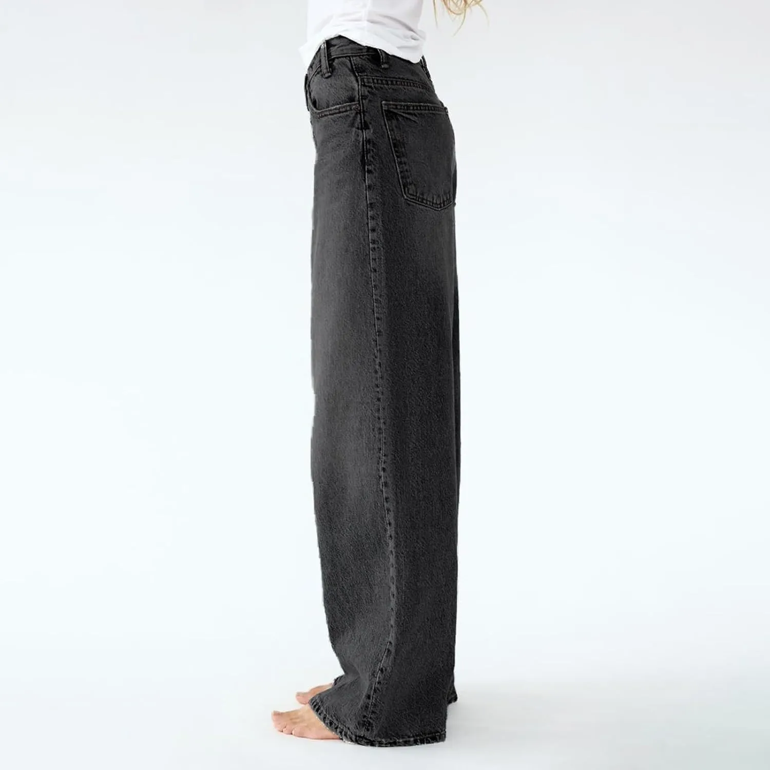 Straight Leg Jeans for Women 2025 Loose Fit Stretchy Tummy Control Jeans Trendy Baggy High Waist Jeans