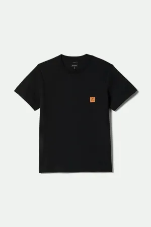 Hiking durability Street Trendy Union Heavyweight S/S Boxy Pocket T-Shirt - Black