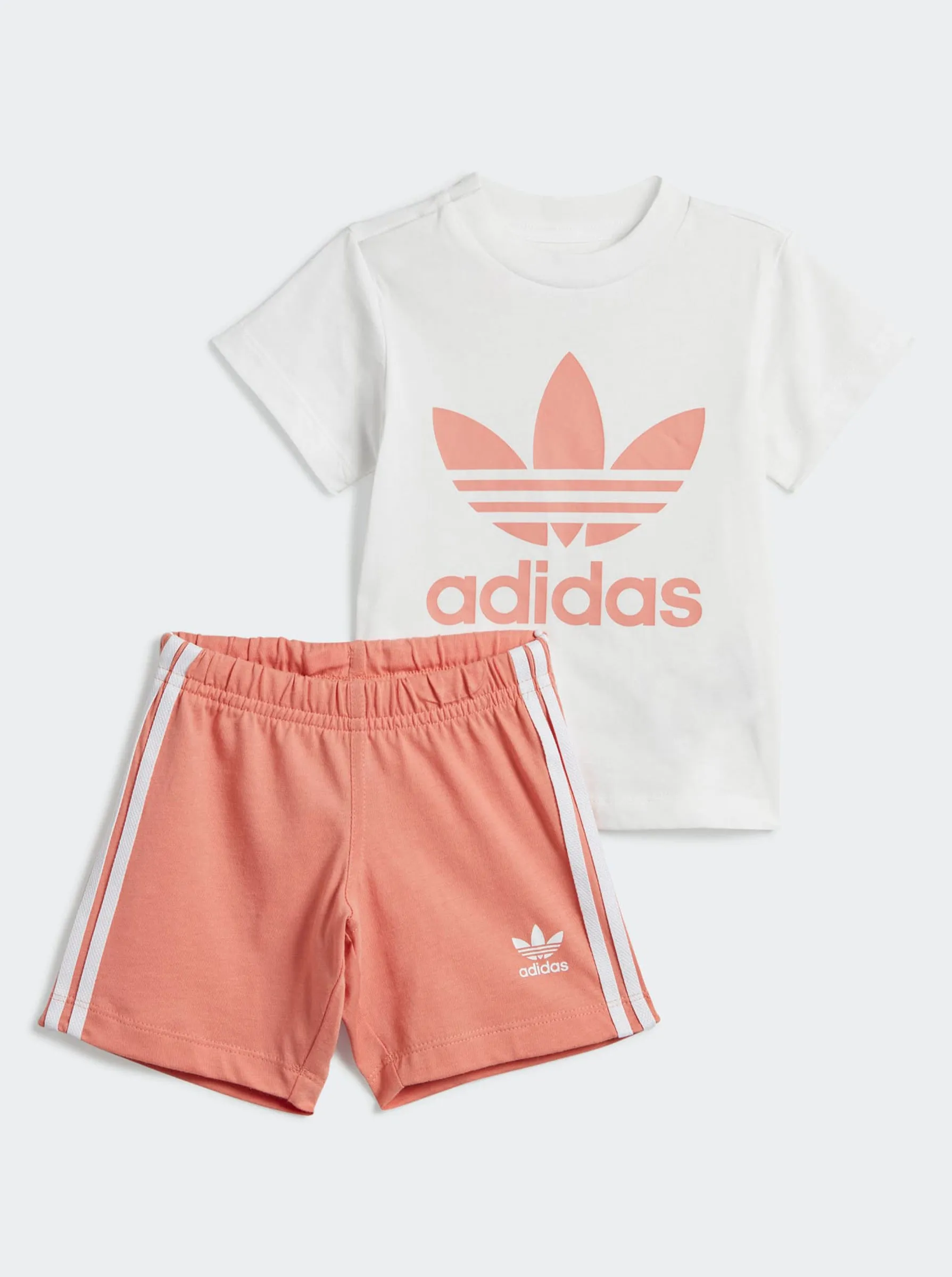 Trefoil Shorts Tee Set Infants Cozy weekend piece