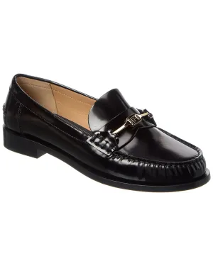 Ferragamo New Vara Chain Leather Loafer Sole Free Breathable Design