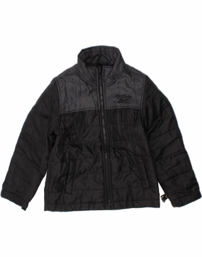 Men's REEBOK Boys Padded Jacket 5-6 Years Black Polyester