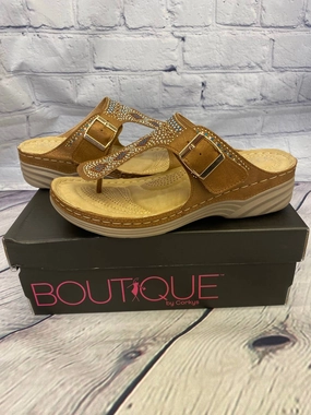 Color Glow Quiet Motion Women's Jett Set Sandal In Bronze