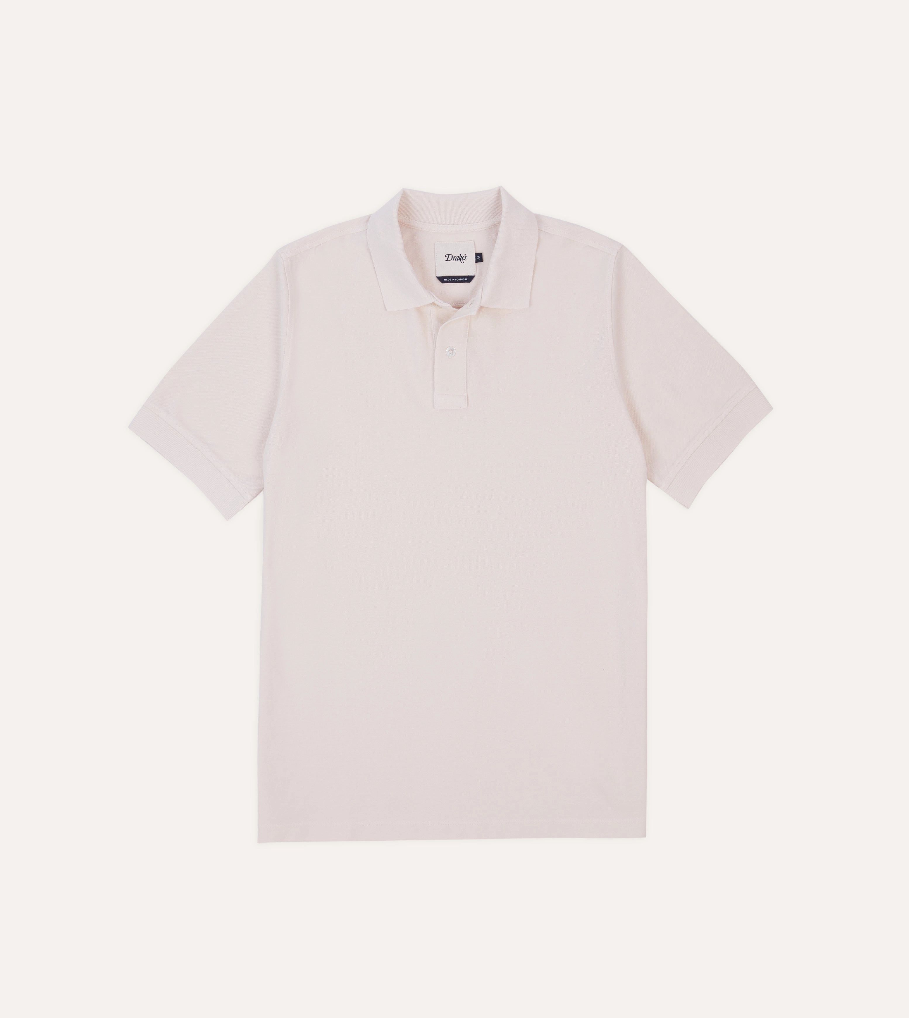 Pink Piqu?? Cotton Polo Shirt Warm Essentials