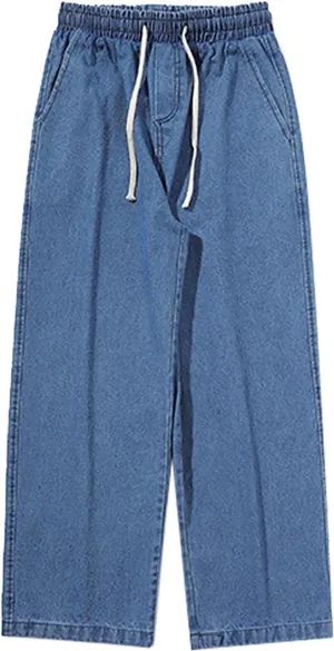 Stretch Jeans Men Classic Straight Fit Stretch Jeans Jeans for Men Hip Hop Jeans Soft Flexible