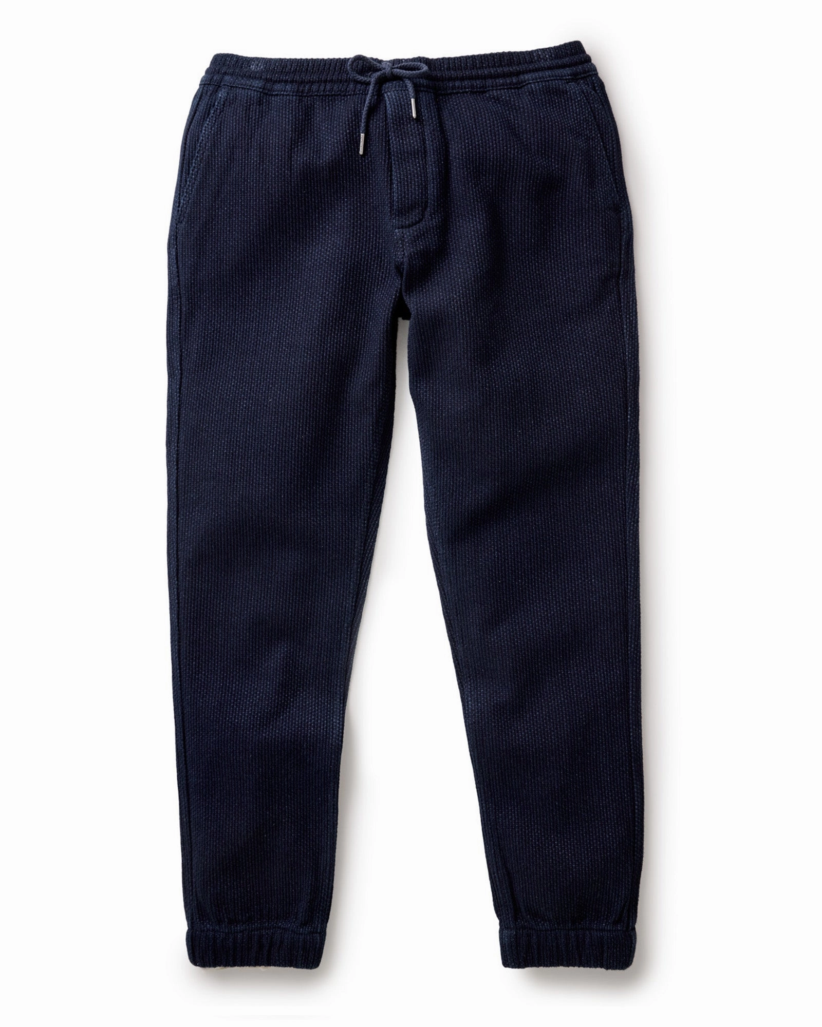 Cold Weather Gear AntiPillingFabric The Apres Pant in Rinsed Indigo Sashiko