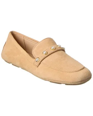 Sunrise Path Path Wide Stuart Weitzman Allpearls Suede Driving Loafer