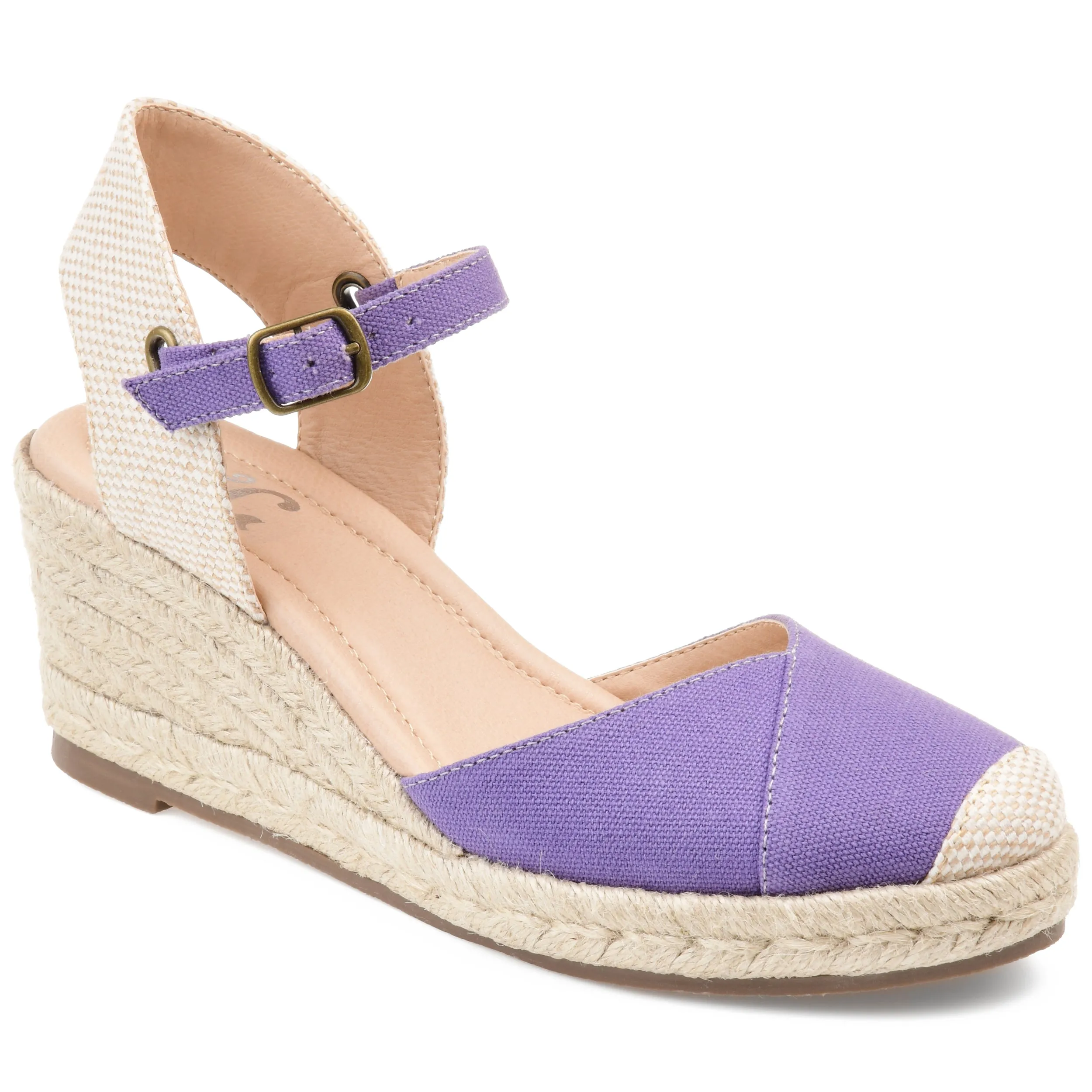 Journee Collection Women's Tru Comfort Foam Ashlyn Wedge Stage Step Cushioned Feel