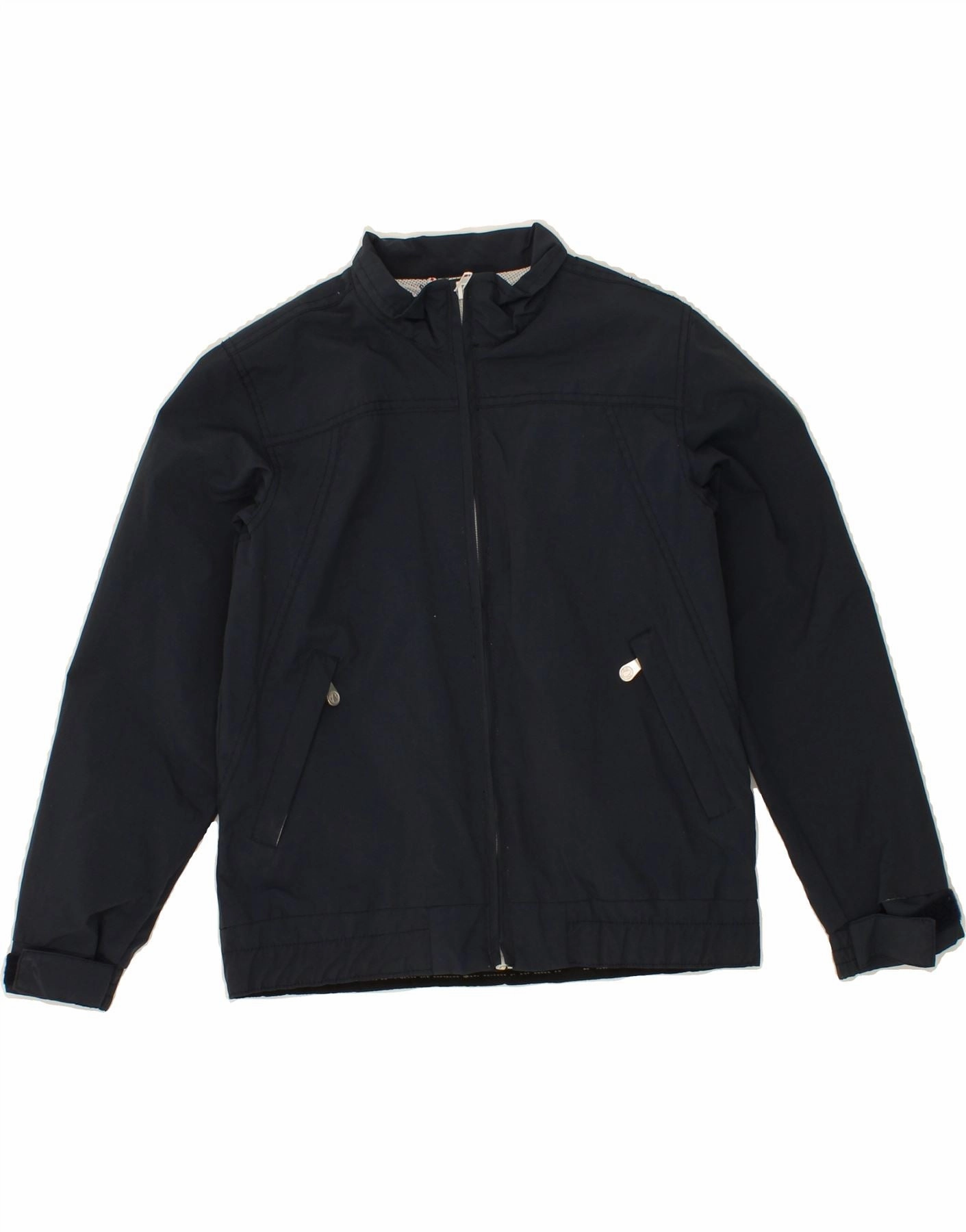 MURPHY & NYE Boys Bomber Jacket 11-12 Years Navy Blue Polyester Aftershave WrinkleResistant