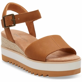 diana Womens Wedge Platform Espadrilles Bronze Sole