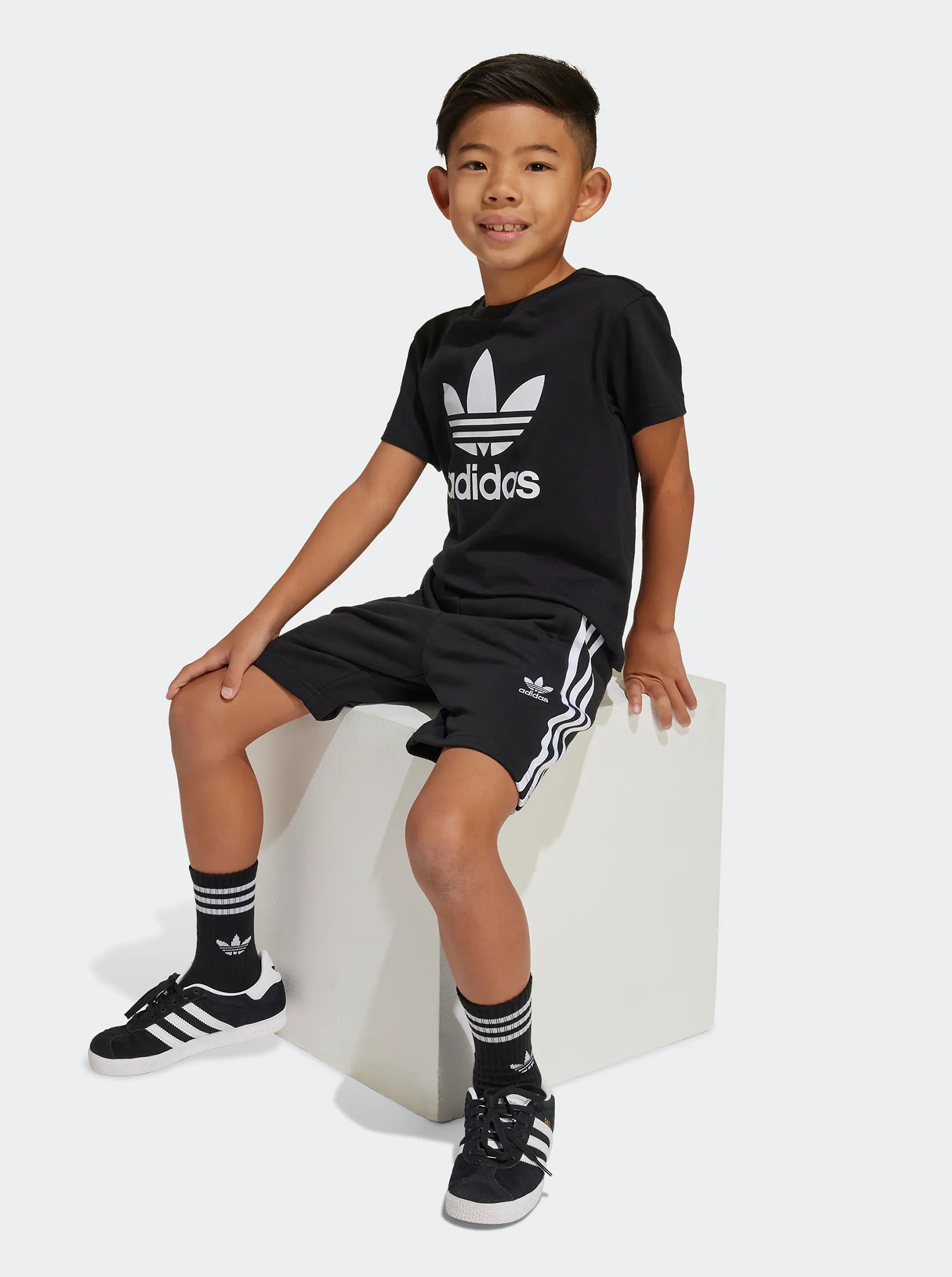 Adicolor Shorts Tee Set Kids Street Smart Look Outdoor Leisure