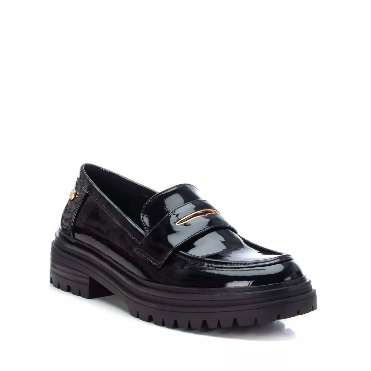 Women's Moccasins In Black Neat Power