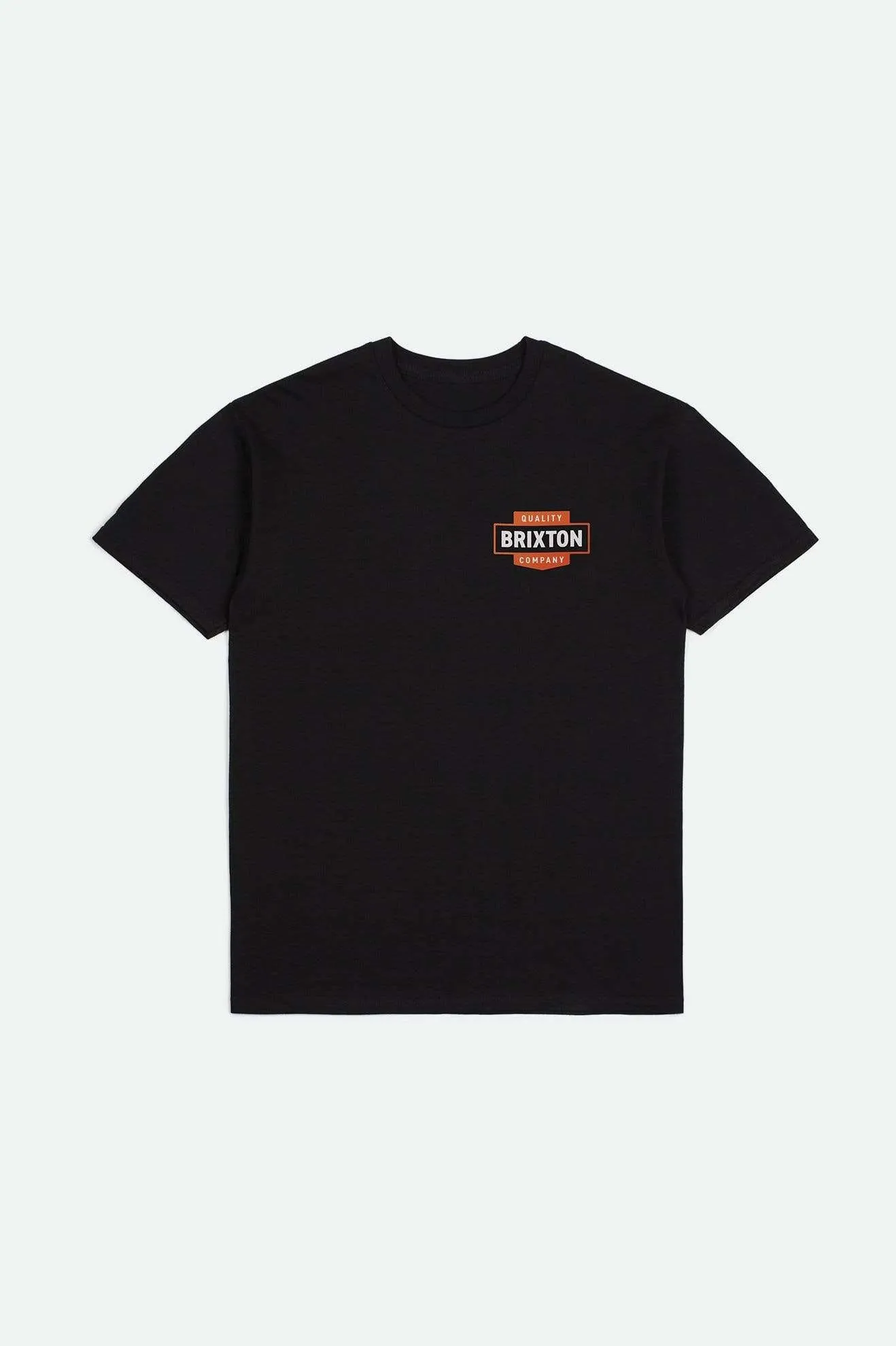 Osborn S/S Standard T-Shirt - Black Worn Wash slim fit Cozy Feel