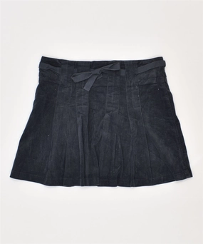 Sweet Mood Semi Formal LPE NOUVEAU NE Girls Corduroy Pleated Skirt 5-6 Years W24 Grey Cotton