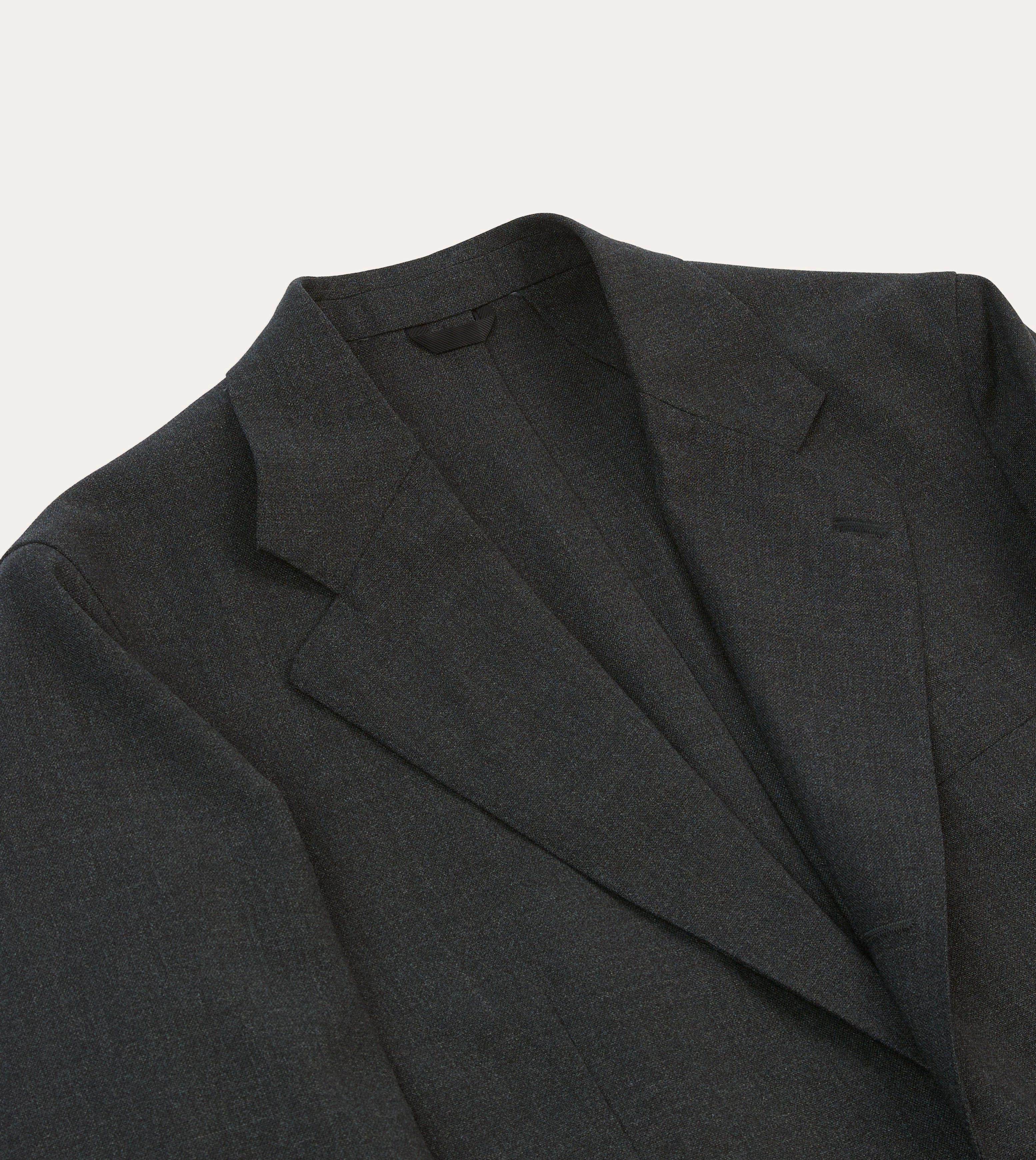 Premium Wear Charcoal Tropical Wool Tailored Jacket