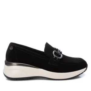 Women's Gold Chain Moccasins In Black Stylish Footwear Penny Keeper
