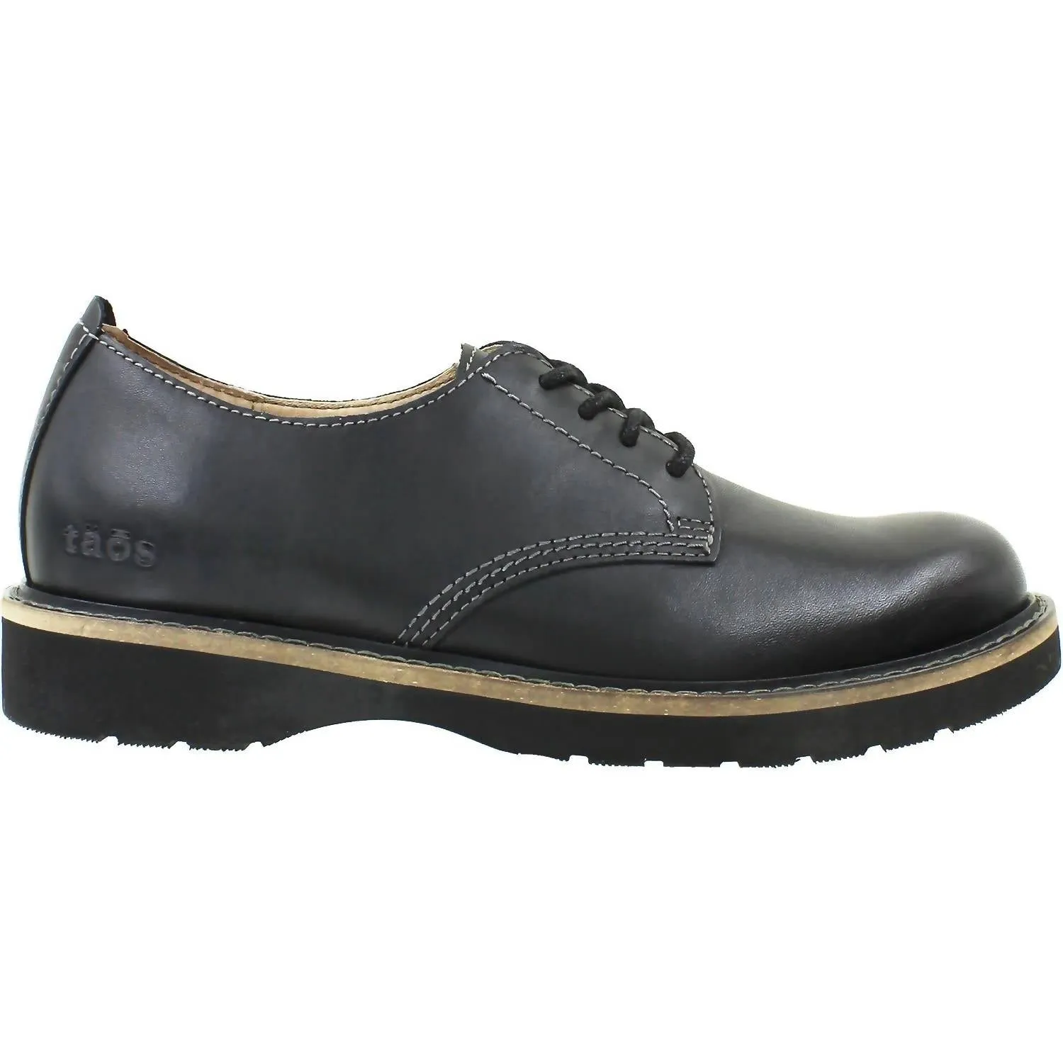 Women's Work It Smooth Leather Shoe In Black Daily Walk