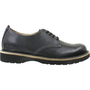 Women's Work It Smooth Leather Shoe In Black leatherette Stone Lane