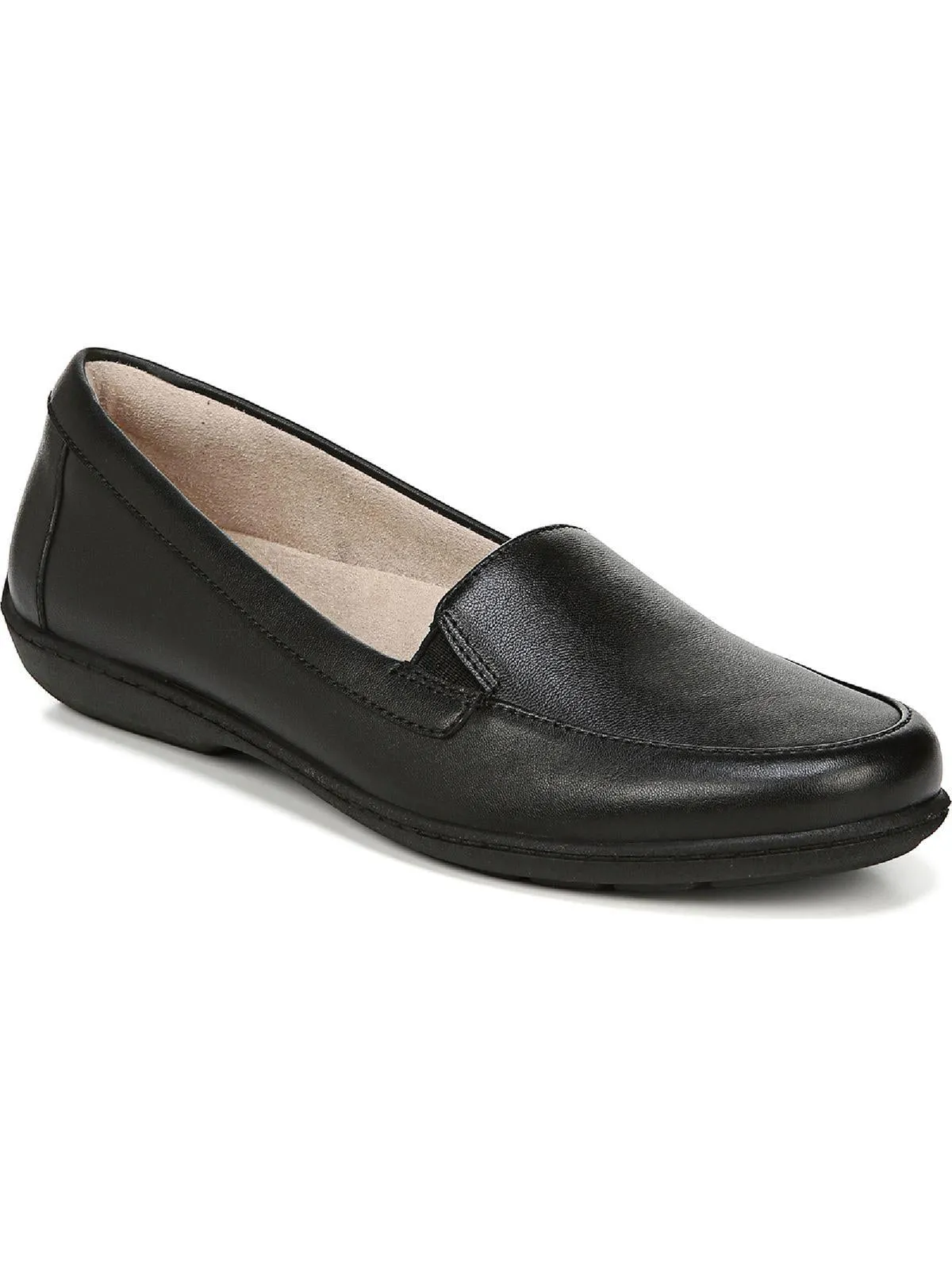 Kacy Womens Cushioned Footbed Round Toe Loafers Comfort Path Anti-microbial