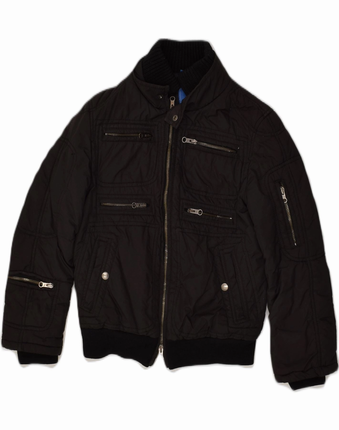 Eco - friendly Promote FAY Boys Bomber Jacket 7-8 Years Black Polyester