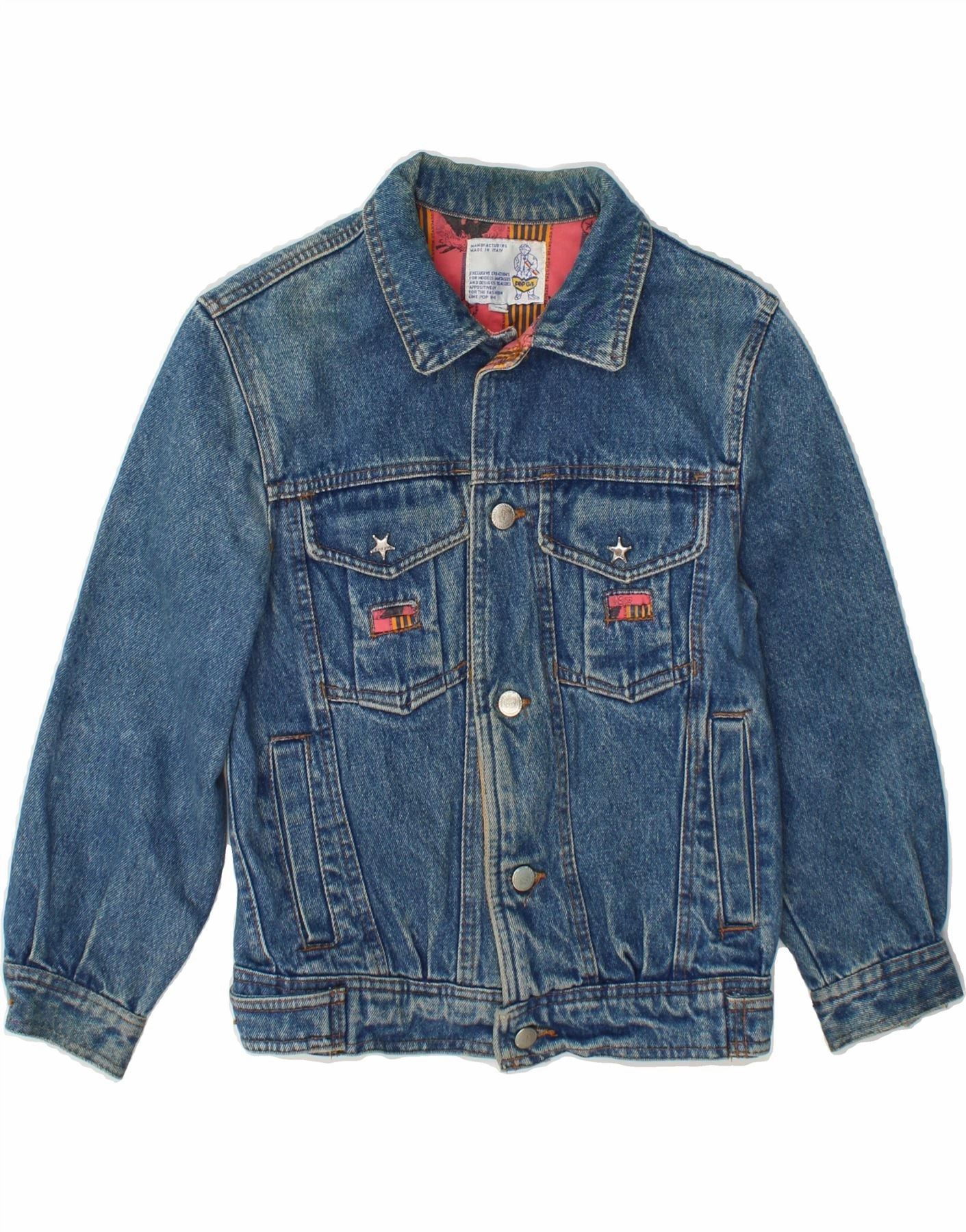 Report POP 84 Boys Denim Jacket 10-11 Years Blue