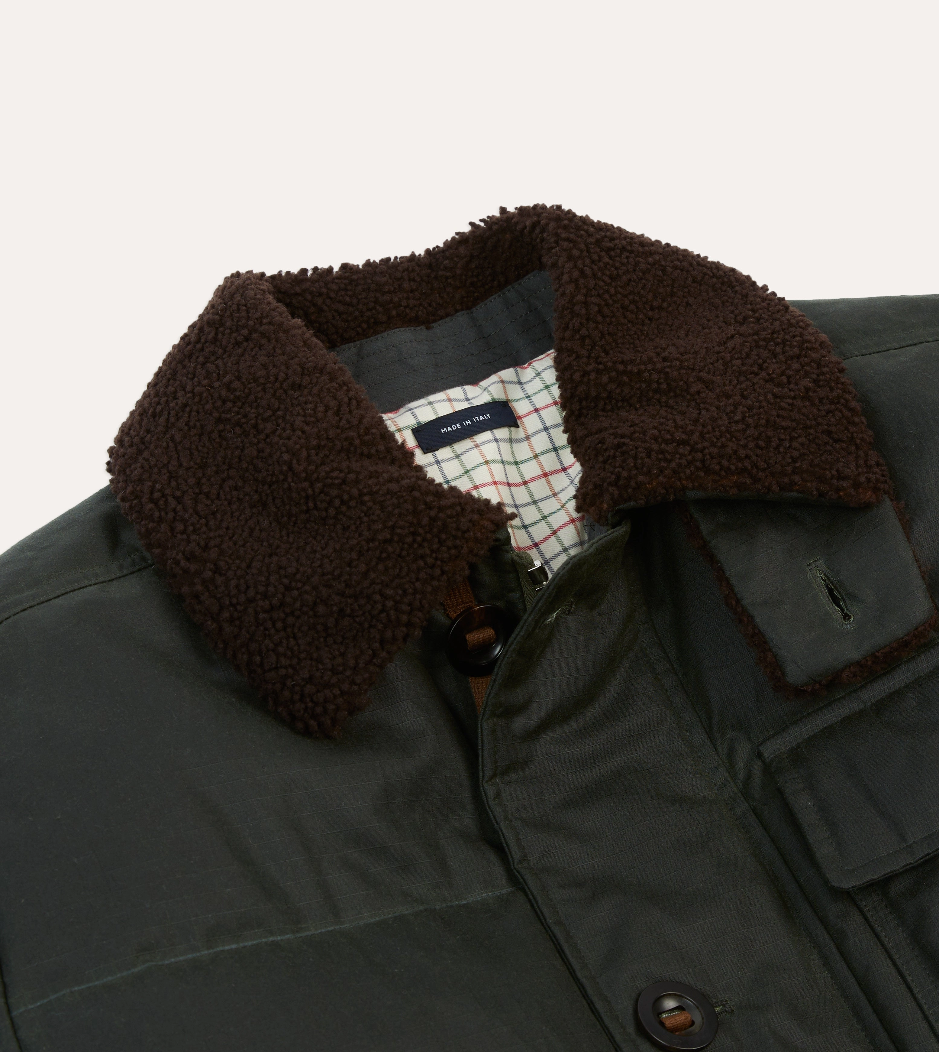 Everyday Comfort Ergonomic Tailoring Green Waxed Cotton Expedition Parka