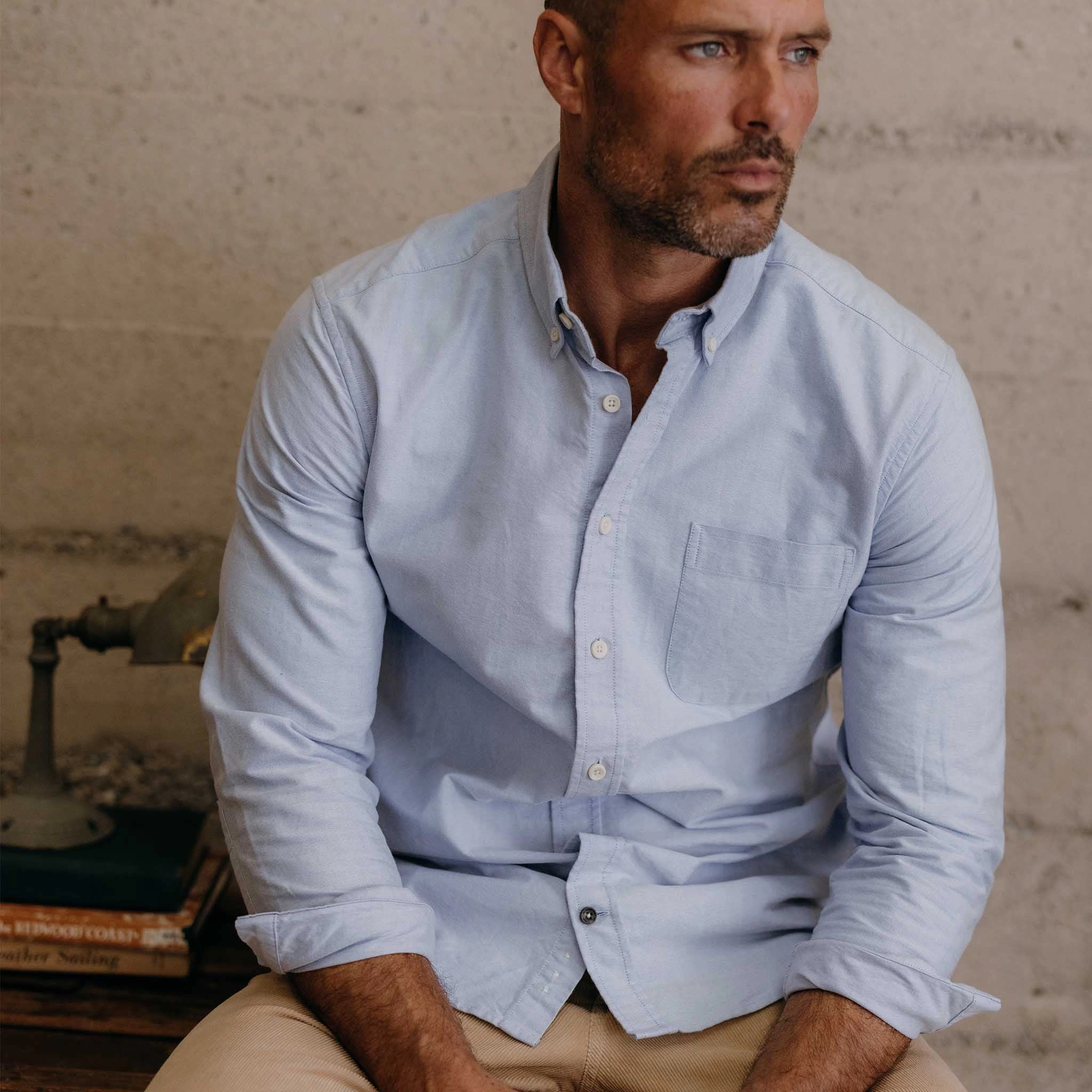 The Jack in Blue Everyday Oxford Soft Texture