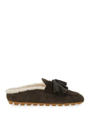 Suede Slipper Loafer Quiet Step Step Free