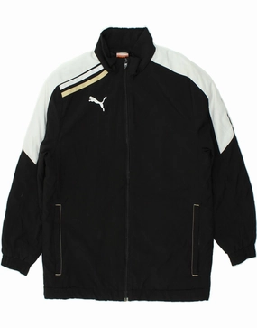Lightweight Outerwear UltraThinLayer PUMA Boys Windbreaker Jacket 13-14 Years Black Colourblock