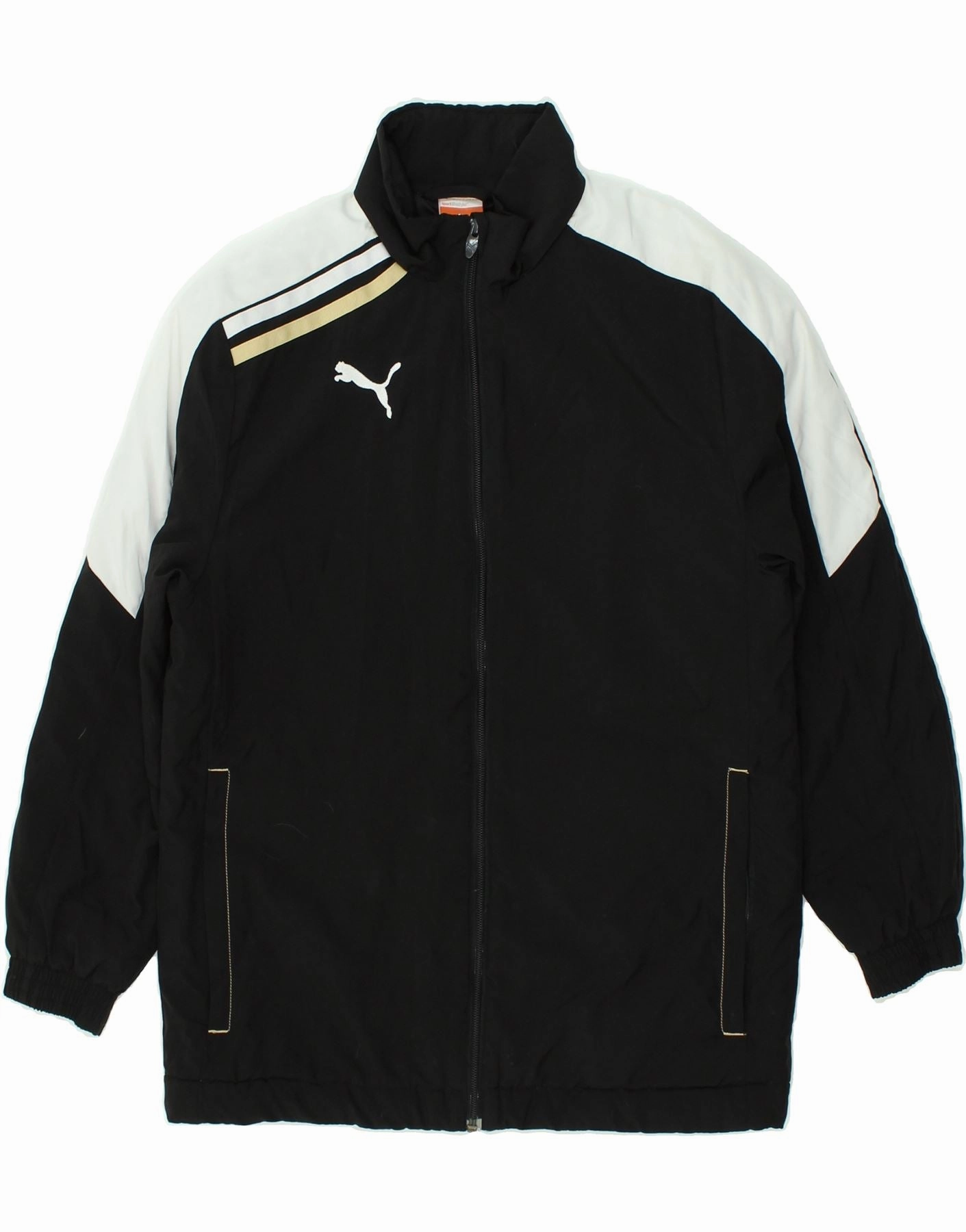 Lightweight Outerwear UltraThinLayer PUMA Boys Windbreaker Jacket 13-14 Years Black Colourblock