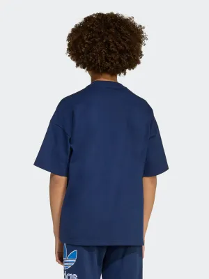 Recycled Polyester Thread Oversized Tee Kids
